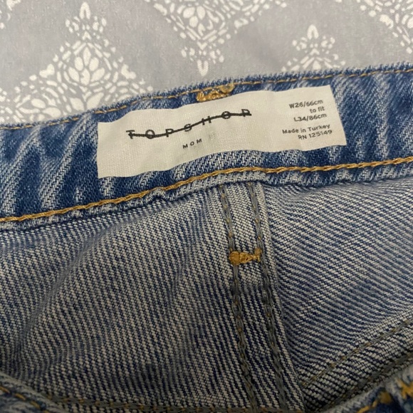 Topshop Mom Jeans - Picture 2 of 3